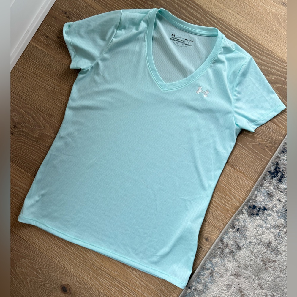 Under Armour Blue Fitted Short Sleeve T-Shirt